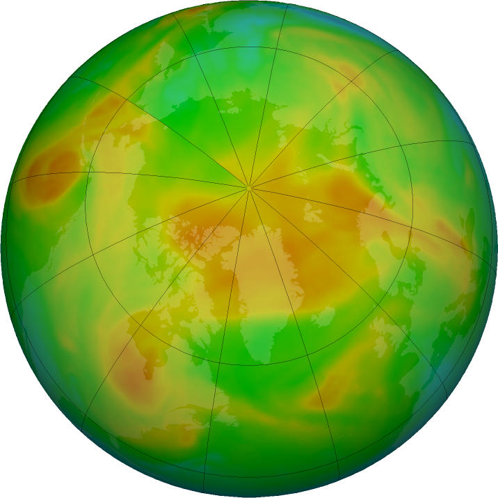 Arctic ozone map for 07 May 2020